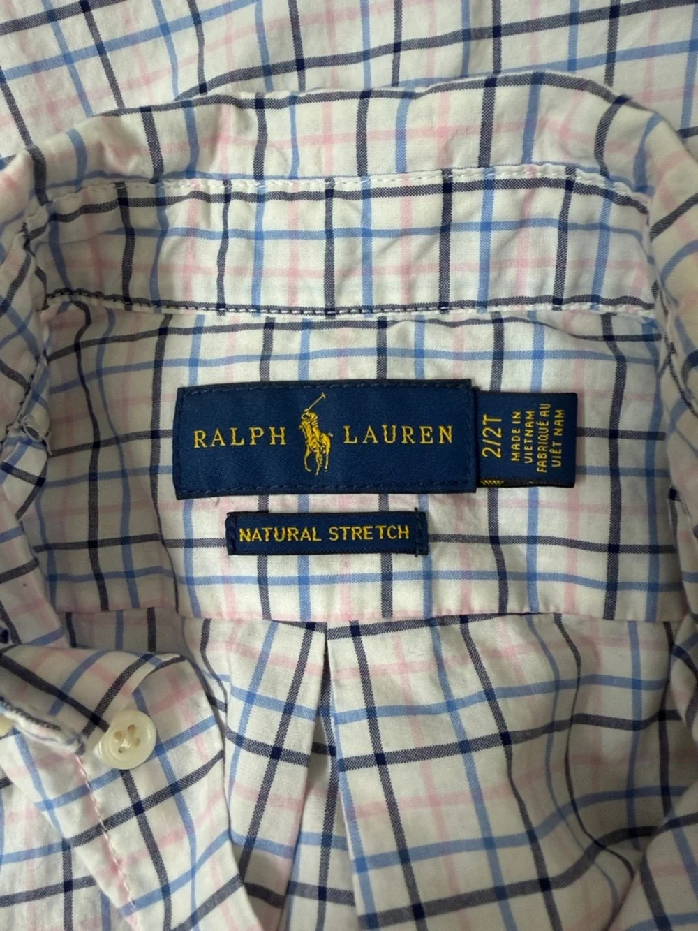 Ralph Lauren Kid's Long-Sleeve Plaid Button Down Shirt